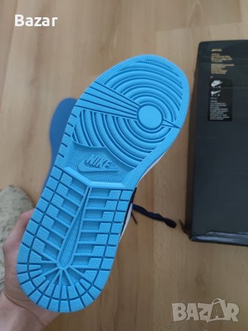 Nike Air Jordan 1 Low UNC Blue Нови Оригинални Обувки Маратонки Размер 42 Номер Кецове Снукърси Сини, снимка 13 - Маратонки - 39339513