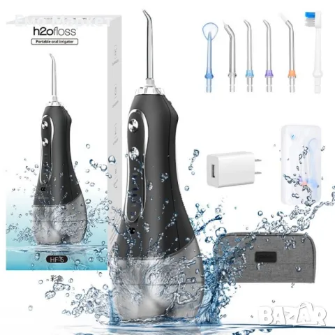 Водоустойчив зъбен душ с 5 различни дюзи и 5 режима на действие TV320, снимка 2 - Други - 49105176