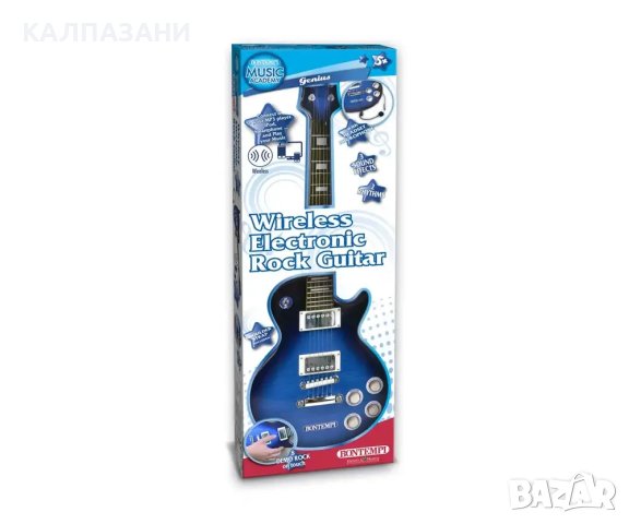 Bontempi - Електронна рок китара с безжична връзка 24 1410, снимка 1 - Музикални играчки - 43763570