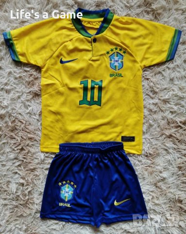 Детски футболен екип Бразилия Неймар Brazil Neymar Jr 