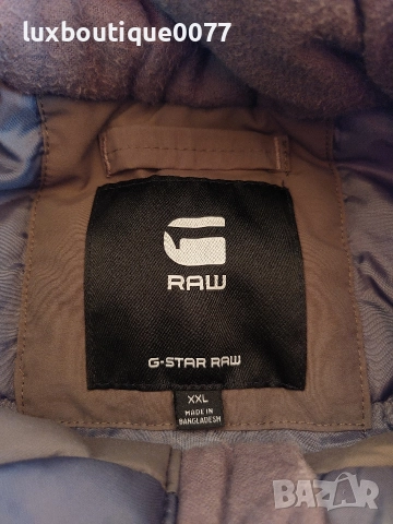 Използвано в отлично състояние зимно яке G-Star 2XL, снимка 4 - Якета - 52644096