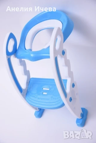 Детска седалка адаптор за тоалетна чиния със стълба , снимка 7 - Други стоки за дома - 51336561