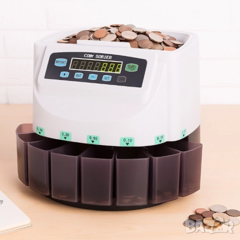 Електрическа броячна машина за монети и в евро – бързо и точно сортиране по номинал, снимка 3 - Друга електроника - 51969239