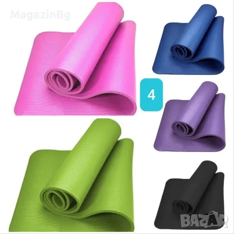 Постелка Йога Фитнес Гимнастика NBR TPE EVA postelka килимче подложка, снимка 5 - Други спортове - 50065910