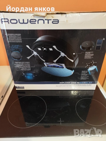 Прахосмукачка робот Rowenta Explorer Serie 40 Animal Connect – Пълен комплект!, снимка 8 - Прахосмукачки - 53418011