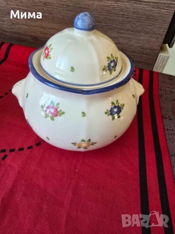 Винтидж буркан/захарница от Zeller Fayencerie