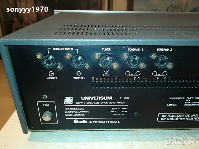 universum v3585 stereo amplifier-2x100w germany 2406211128, снимка 15 - Ресийвъри, усилватели, смесителни пултове - 33318583