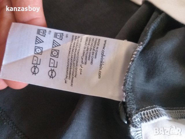 calvin klein - страхотна мъжка тениска КАТО НОВА, снимка 6 - Тениски - 37402798
