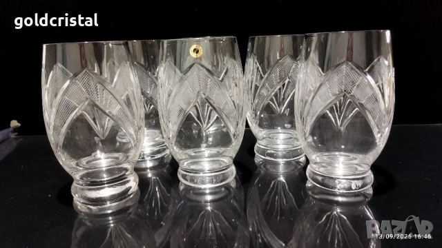 кристални чаши , снимка 5 - Антикварни и старинни предмети - 18918918