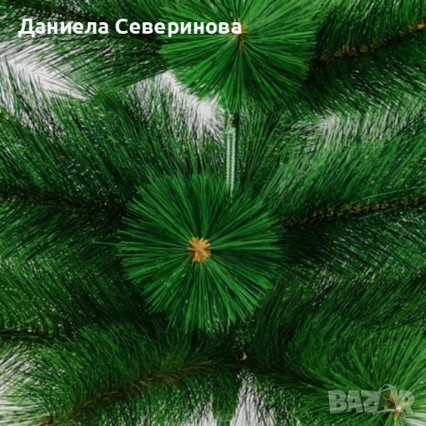 Елха естествено зелена с шишарки, снимка 3 - Декорация за дома - 52262837