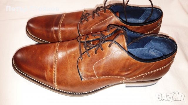 Елегантни мъжки обувки SONDAG&SONS №44, снимка 5 - Ежедневни обувки - 27211296