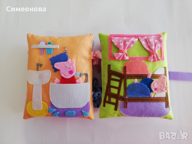 "Тиха" книжка - занимателна и образователна - "Пепа Пиг" , снимка 3 - Образователни игри - 28572208