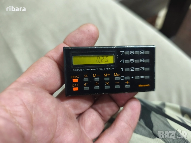 Стара запалка калкулатор Maruman , снимка 2 - Други ценни предмети - 52870340