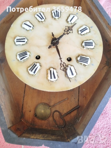 Антикварен Френски часовник с инкрустация от седеф, снимка 12 - Антикварни и старинни предмети - 53071938