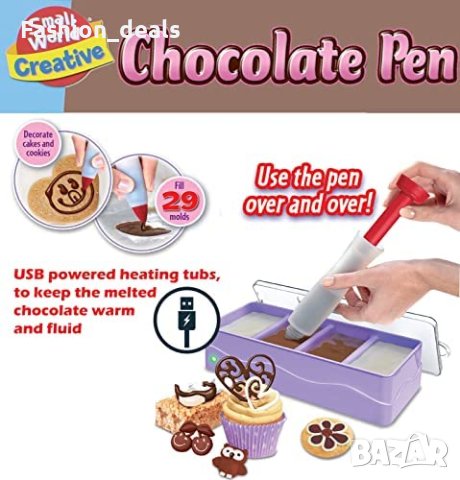 Нов Комплект химикалки за декориране на шоколад Детски аксесоар , снимка 2 - Други - 40322676