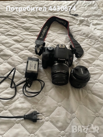 Фотоапарат Canon EOS 700D + два обвктива