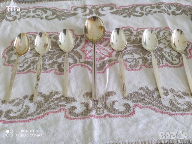 Лот Посребрени Прибори /Лъжици /, снимка 4 - Прибори за хранене, готвене и сервиране - 33032970