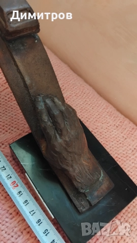Авторска бронзова пластика , снимка 2 - Антикварни и старинни предмети - 52978258