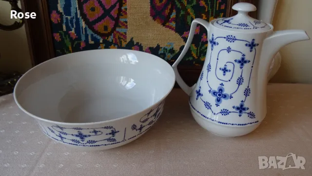 Купа и чайник jlmenau porcelain. , снимка 1 - Аксесоари за кухня - 49145067