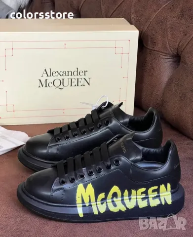 Мъжки черни кецове Alexander McQueen/BR074