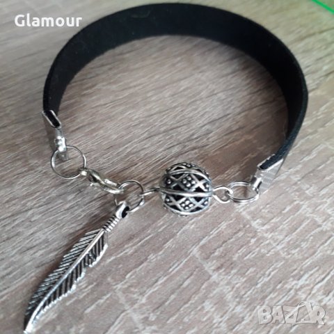 Кожена гривна , снимка 6 - Гривни - 32350593