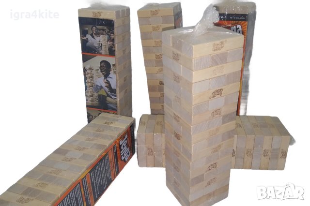 Дървена Дженга Кула с 54 блокчета JENGA HASBRO