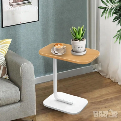 Модерна холна маса VarioShop®, С-образна с метална рамка и ПДЧ плот, снимка 8 - Маси - 53378207