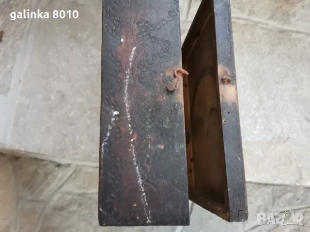 Стара кутия за будилник, снимка 4 - Антикварни и старинни предмети - 47568184