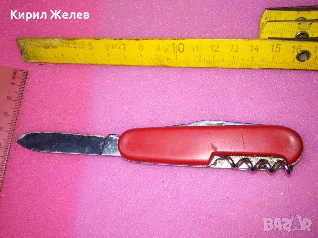 СТАРО КОМБИНИРАНО МНОГОФУНКЦИОНАЛНО ДЖОБНО НОЖЧЕ За КОЛЕКЦИЯ ПОЛЗВАНЕ 41998, снимка 4 - Колекции - 44041421