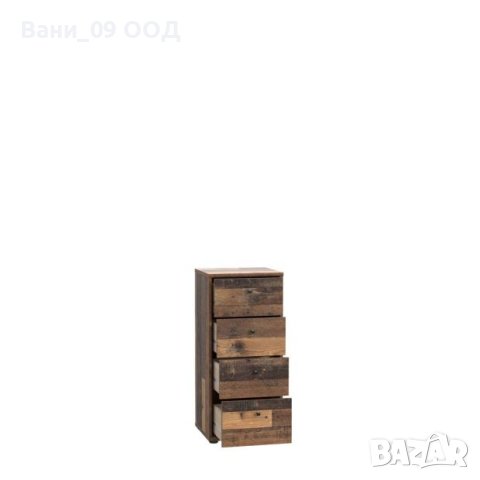 Винтидж скрин с 4 чекмеджета, снимка 2 - Скринове - 43535039