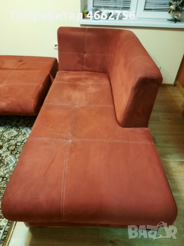 Ъглов диван с две ракли и функция за сън, снимка 5 - Дивани и мека мебел - 52566539