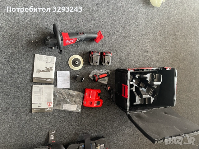 MILWAUKEE Акумулаторна полираща машина M18FAP180-502X 4933451550 MILWAUKEE