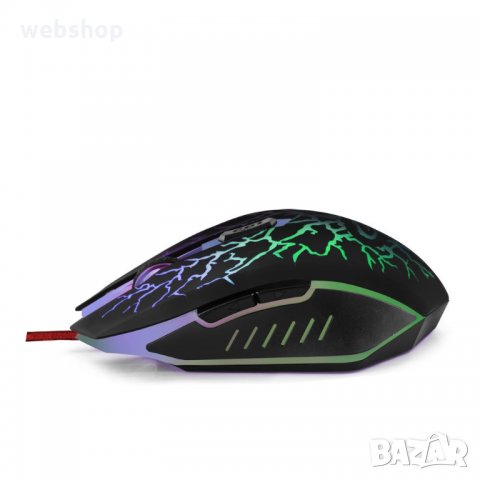 Оптична  USB  Геймърска мишка Scorpio X211 Светеща, снимка 2 - Клавиатури и мишки - 34640038