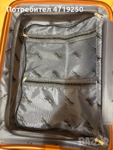 Луксозен бял куфар- българско производство , снимка 7 - Чанти - 53234968