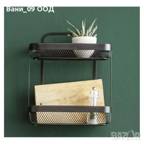 Метален кухненски органайзер на 2 нива 
