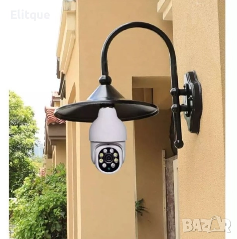 Куполна Wi-Fi камера под формата на крушка с широкообхватен ъгъл на видимост