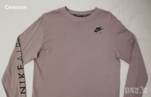Nike AIR оригинална блуза XS Найк спортна фланелка памук, снимка 2 - Спортни екипи - 38418605