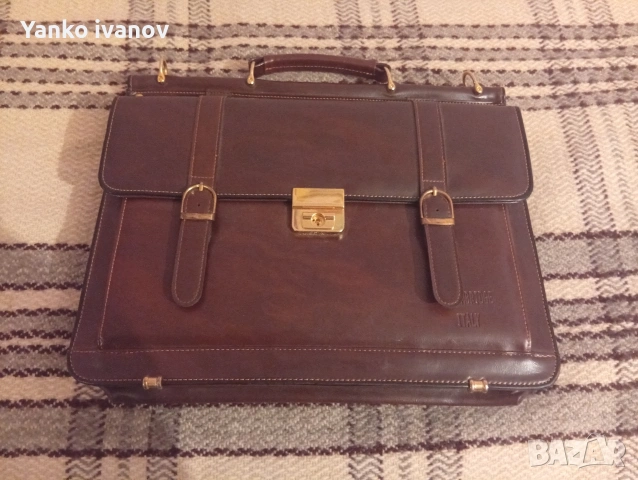 Кожена бизнес чанта,чанта за документи