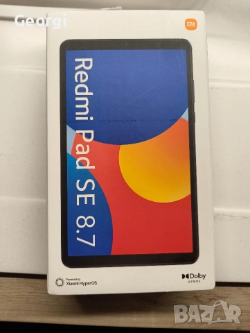 Таблет Redmi Pad SE, 8.7", 4GB RAM, 128GB, Wi-Fi, Blue
