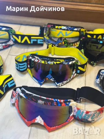 Очила за Мотор Ендуро Мотокрос 100% Sticker Bomb, снимка 3 - Аксесоари и консумативи - 48695683