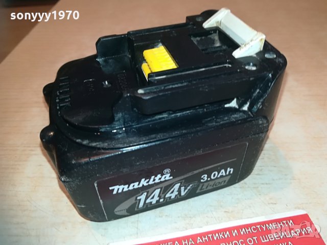 makita bl1430 14.4li-ion 3.0ah-made in japan-внос england 0105211802, снимка 13 - Винтоверти - 32736748