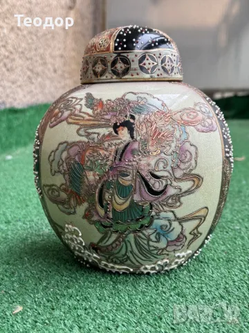 Ваза / урна Сатсума , снимка 2 - Колекции - 49990702