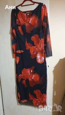 Нова рокля от тюл, размер L-XL, снимка 2 - Рокли - 52551475