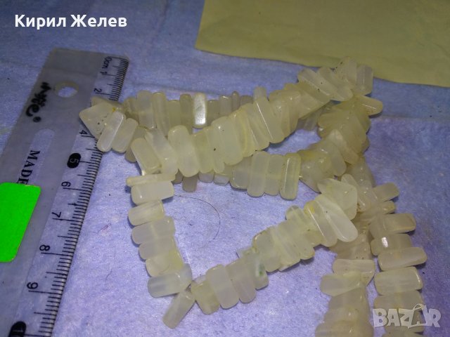 СКЪПОЦЕННА РЕТРО ОГЪРЛИЦА КОЛИЕ от МЛЕЧЕН БЯЛ ОПАЛ МАЙСТОРСКА СТАРА РЪЧНА ИЗРАБОТКА 34686, снимка 15 - Антикварни и старинни предмети - 39193186