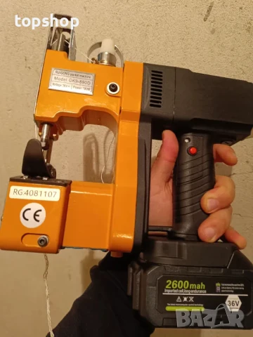 Чисто нова, запечатана GK9-890D Преносима акумулатора шевна машина за чували, снимка 4 - Куфари с инструменти - 50493094