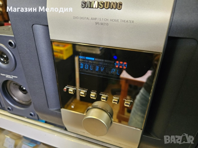 5.1 система за домашно кино и музика Samsung SPS-W210  Бас каса, център и 4 колони.  В отлично техни, снимка 5 - Тонколони - 52934792