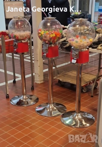 Вендинг машина за топчета. С фактура , снимка 10 - Вендинг машини - 50692878