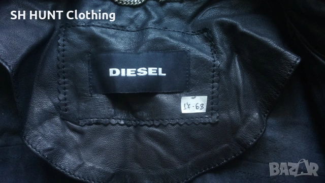 DIESEL SHEEPSKIN LEATHER JACKET Размер M яке естествена овча кожа 17-68, снимка 11 - Якета - 53140767