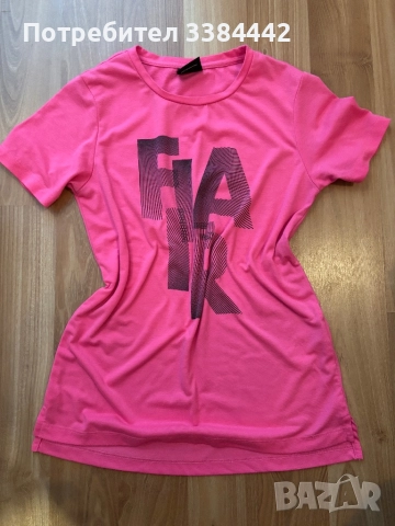 Розова тениска на flair , снимка 2 - Тениски - 52295694