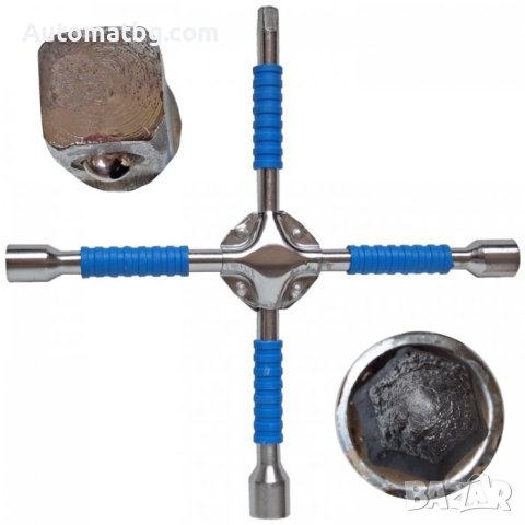 Ключ за джанти Automat, Кръстачка, Хром-ванадий, снимка 3 - Аксесоари и консумативи - 40690759